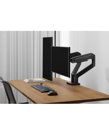 digitus Uchwyt biurkowy podwójny z zaciskiem i sprężyną mechaniczną 2x LCD max. 45' 2x 20kg, VESA: 75x75, 100x100 nr 2