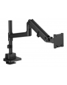 digitus Ramię biurkowe pojedyncze z zaciskiem i sprężyną gazową 1x LCD max. 57' 27kg, VESA: 75x75, 100x100, czarne - nr 13