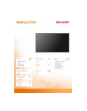 sharp Monitor wielkoformatowy MultiSync E559 55 '' UHD 16/7 350cd/m2 - nr 3