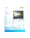 acer Laptop Aspire 3 i5-1235U 15.6 cala FHD 16GB DDR4 512GB SSD NoOS Srebrny - nr 9