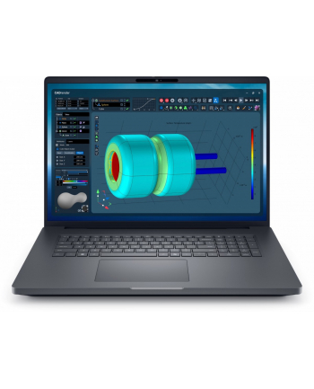 Laptop Dell Pro Max 18 Plus MB18250 Win11Pro U9-285HX|32GB|1TB|Nvidia RTX PRO 3000 Blackwell 12GB GDDR7|FgrPr ' SmtCd |Cam|WLAN + BT|18.0' QHD+|Backli