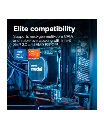 crucial Pamięć DDR5 Pro OC 32/6400(2*16GB) CL32 nr 1