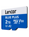 lexar Karta pamięci microSD 2TB C10 A2 U3 V30 170MB/s Blue Plus - nr 3
