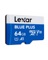 lexar Karta pamięci microSD 64GB C10 A1 U3 V10 100MB/s Blue Plus - nr 4
