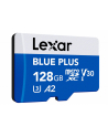 lexar Karta pamięci microSD 128GB C10 A2 U3 V30 170MB/s Blue Plus - nr 4