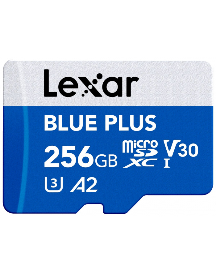 lexar Karta pamięci microSD 256GB C10 A2 U3 V30 170MB/s Blue Plus główny