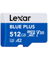 lexar Karta pamięci microSD 512GB C10 A2 U3 V30 170MB/s Blue Plus - nr 2