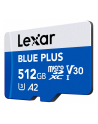 lexar Karta pamięci microSD 512GB C10 A2 U3 V30 170MB/s Blue Plus - nr 3
