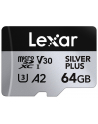 lexar Karta pamięci microSD 64GB C10 A2 U3 V30 205/100MB/s Silver Plus - nr 3