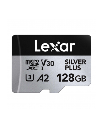 lexar Karta pamięci microSD 128GB C10 A2 U3 V30 205/150MB/s Silver Plus nr 1