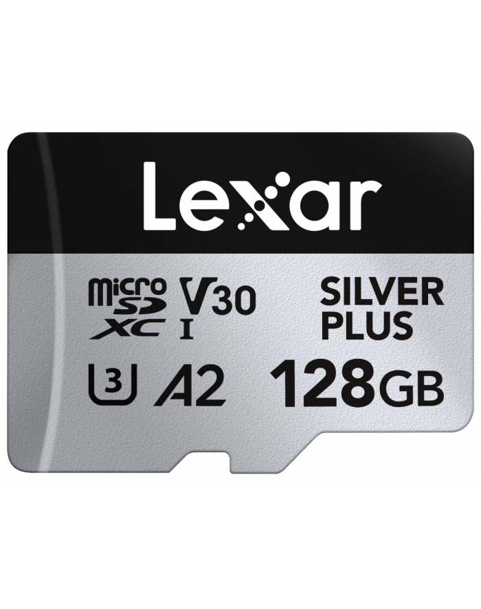 lexar Karta pamięci microSD 128GB C10 A2 U3 V30 205/150MB/s Silver Plus główny