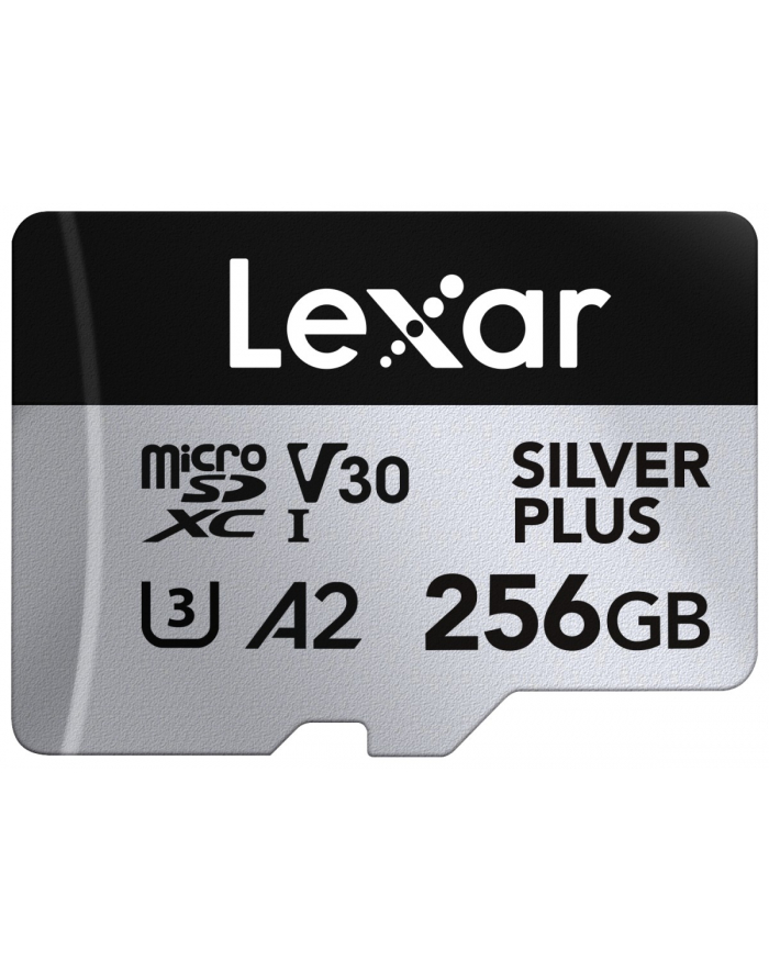 lexar Karta pamięci microSD 256GB C10 A2 U3 V30 205/150MB/s Silver Plus główny