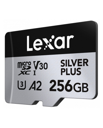lexar Karta pamięci microSD 256GB C10 A2 U3 V30 205/150MB/s Silver Plus nr 2