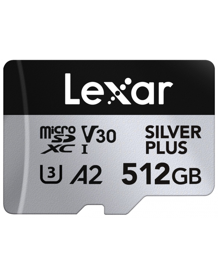 lexar Karta pamięci microSD 512GB C10 A2 U3 V30 205/150MB/s Silver Plus główny