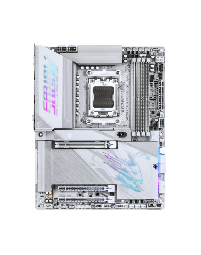 gigabyte Płyta główna X870E AORUS PRO ICE AM5 4DDR5 HDMI/USB-C ATX główny