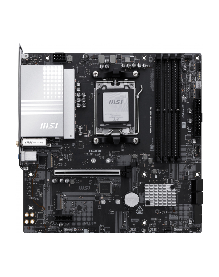 msi Płyta główna PRO B840M-P WIFI6E AM5 4DDR5 ATX główny