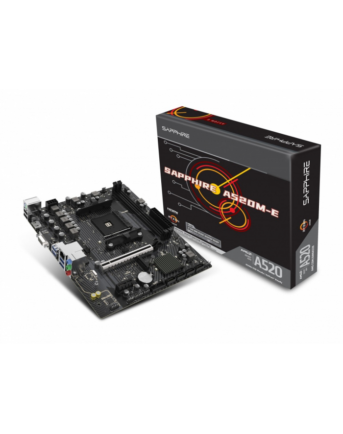 sapphire technology Płyta główna A520M-E AM4 2DDR4 mATX główny