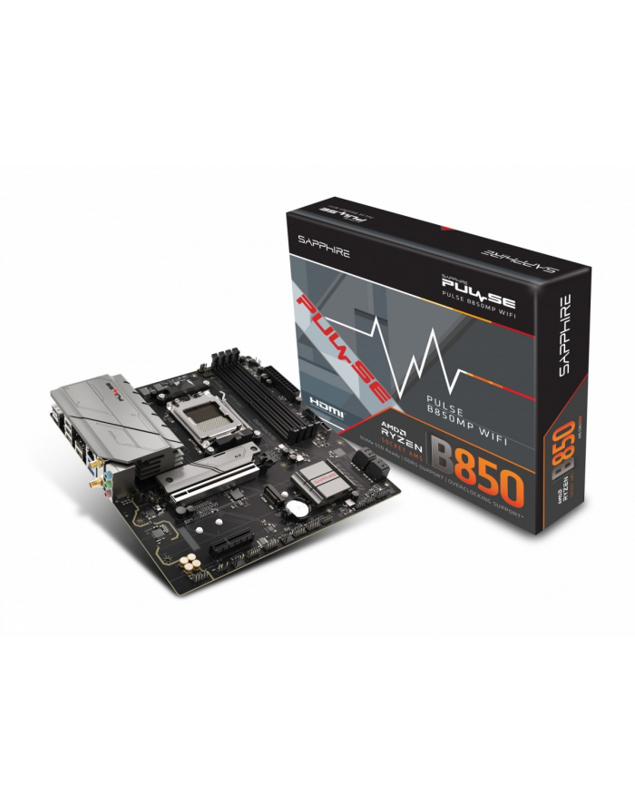 sapphire technology Płyta główna PULSE B850M WIFI AM5 4DDR5 mATX główny