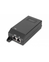 digitus Zasilacz/Adapter PoE+ 802.3at aktywny max. 55V 30W 10/100/1000Mbps, transmisja do 100m - nr 1