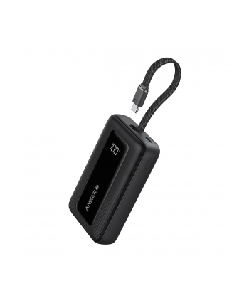 anker Powerbank ZOLO 10000mAh 30W wbudowany kabel USB-C, czarny
