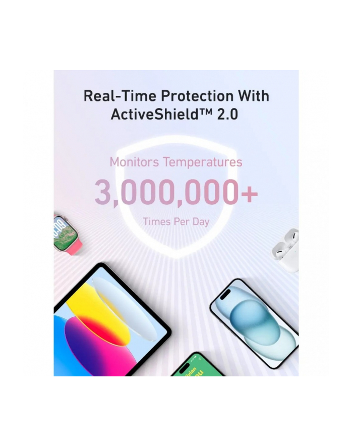 anker Powerbank ZOLO 20000mAh 30W wbudowany kabel USB-C, czarny główny