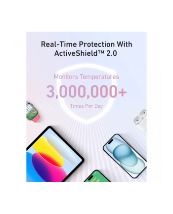 anker Powerbank ZOLO 20000mAh 30W wbudowany kabel USB-C, czarny