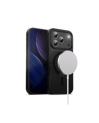 crong Etui Hybrid Frost MAG Cover iPhone 17 Pro MagSafe Czarne