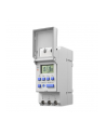 qoltec Elektroniczny programator czasowy TIMER na szynę DIN z wbudowanš bateriš | harmonogram 7 dni | 16 programów - nr 8