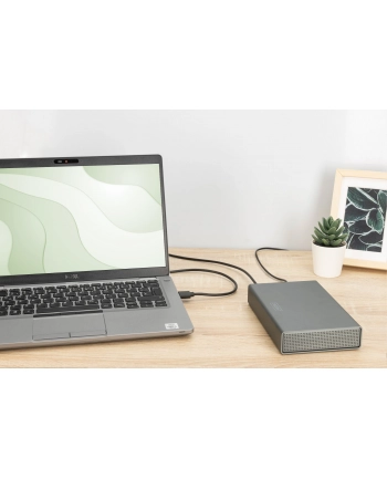 digitus Obudowa zewnętrzna USB 3.0 na dysk SSD/HDD 3.5' SATA III max. 16 TB z zasilaczem, aluminiowa