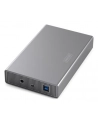 digitus Obudowa zewnętrzna USB 3.0 na dysk SSD/HDD 3.5' SATA III max. 16 TB z zasilaczem, aluminiowa - nr 40