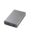 digitus Obudowa zewnętrzna USB 3.0 na dysk SSD/HDD 3.5' SATA III max. 16 TB z zasilaczem, aluminiowa - nr 8