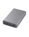 digitus Obudowa zewnętrzna USB 3.0 na dysk SSD/HDD 3.5' SATA III max. 16 TB z zasilaczem, aluminiowa - nr 9