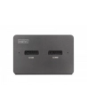 digitus Stacja dokująca USB-C 3.2 Gen2 dla dysków SSD M.2 Duo NVMe oraz SATA (max. 2x 4 TB) z czytnikiem kart SD-Express 7.1 (max. 2 TB), czarna - nr 8