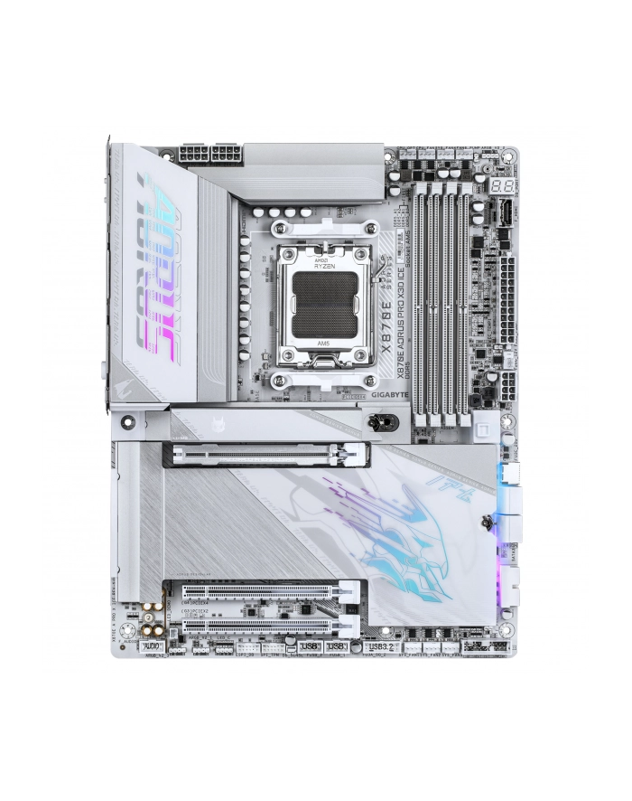 gigabyte Płyta główna X870E AORUS PRO ICE AM5 4DDR5 HDMI/USB-C ATX główny