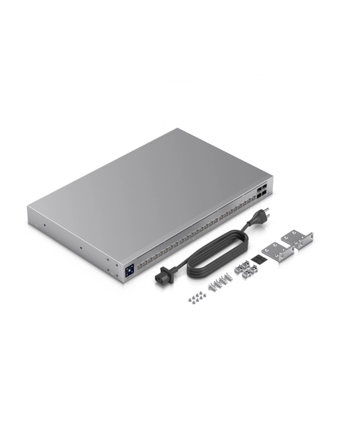 ubiquiti Przełącznik UniFi Switch Pro HD 24 PoE Zarządzalny L2/L3                         2.5G Ethernet (100/1000/2500) Obsługa PoE 1U Szary główny