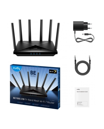cudy Router BE11000 Multi-Giga Tri-band Wi-Fi 7 Mesh