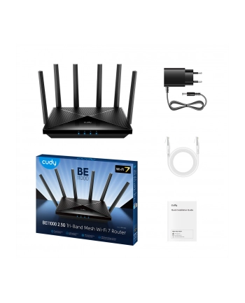 cudy Router  BE6500 2.5G Dual Band Wi-Fi 7 Mesh