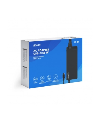 savio Zasilacz sieciowy USB-C 65W ZA-01