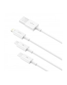 Baseus Szybkiego Ładowania Superior Data Usb Do M+L+C 3.5A 1Mwhite - nr 5
