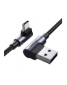 UGREEN KABEL USB   KĄTOWY KABEL PRZEWÓD USB - USB TYP C QUICK CHARGE 3.0 QC3.0 3 A 1 M SZARY (US176 20856) - nr 2