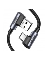 UGREEN KABEL USB   KĄTOWY KABEL PRZEWÓD USB - USB TYP C QUICK CHARGE 3.0 QC3.0 3 A 1 M SZARY (US176 20856) - nr 3