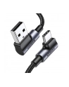 UGREEN KABEL USB   KĄTOWY KABEL PRZEWÓD USB - USB TYP C QUICK CHARGE 3.0 QC3.0 3 A 1 M SZARY (US176 20856) - nr 4