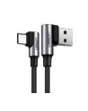 UGREEN KABEL USB   KĄTOWY KABEL PRZEWÓD USB - USB TYP C QUICK CHARGE 3.0 QC3.0 3 A 1 M SZARY (US176 20856) - nr 5