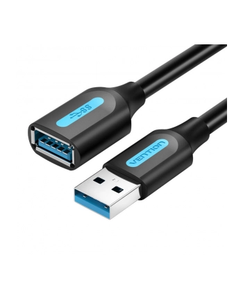 ADAPTER VENTION USB 3.0 A [M] TO [F] EXTENSION CABLE 2M BLK PVC