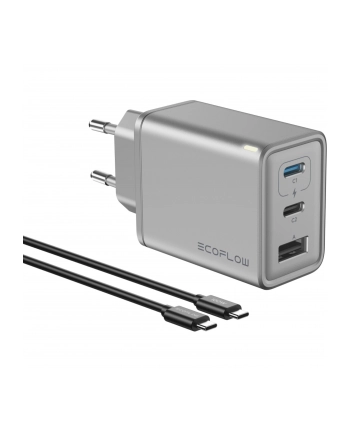 Ecoflow Ładowarka Sieciowa Do Telefonu 2x Usb-c Typ-c Gan Qc 4.0 65w