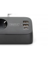 digitus Listwa zasilająca biurkowa, 3 gniazda Schuko, 2x USB-A (2x 12W), 1x USB-C (30W) z zaciskiem na blat, kabel 1,5m, czarna - nr 30