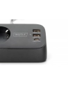 digitus Listwa zasilająca biurkowa, 3 gniazda Schuko, 2x USB-A (2x 12W), 1x USB-C (30W) z zaciskiem na blat, kabel 1,5m, czarna - nr 8