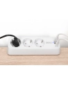 digitus Listwa zasilająca biurkowa, 3 gniazda Schuko, 2x USB-A (2x 12W), 1x USB-C (30W) z zaciskiem na blat, kabel 1,5m, biała - nr 17