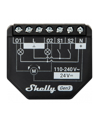 Shelly Bezprzewodowy Element Wykonawczy 2Pm Gen3 2PMGEN3 nr 1