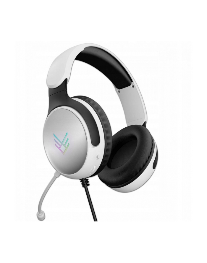 audeeo Słuchawki gamingowe Light-Up Gaming białe główny